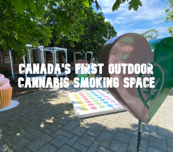 Canada's First Outdoor Cannabis Smoking Space, Cannabis News,