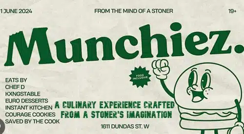 Munchiez - The Food-Inclusive Event Inspired by the Mind of a Stoner