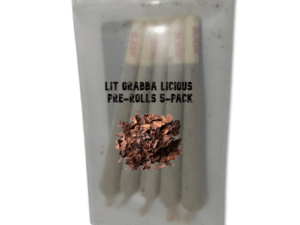 Lit Grabba Licious pre-rolls (5-Pack)