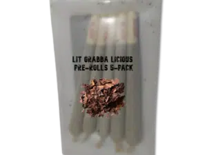 Lit Grabba Licious pre-rolls (5-Pack)